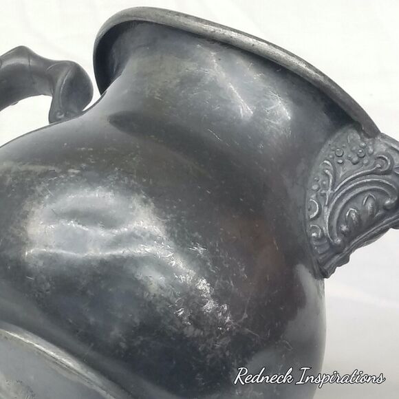 SILVER CO. CREAMER & SUGAR CUP PATTERN #605 - 3 PIECE VINTAGE NEW AMSTERDAM - Picture 7 of 12